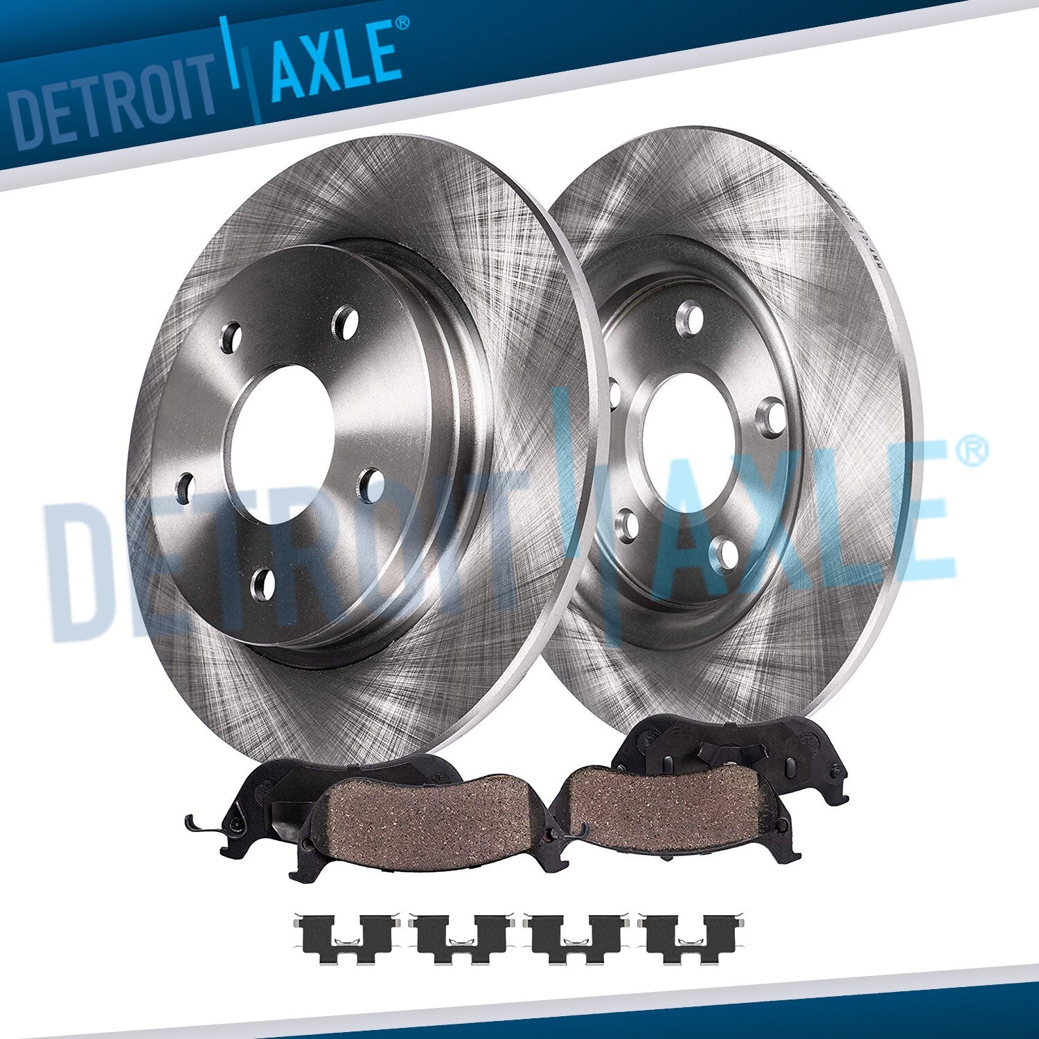 10.31 inch Rear Disc Rotors Brake Pads Set for 2007 2008 2009 Hyundai Elantra