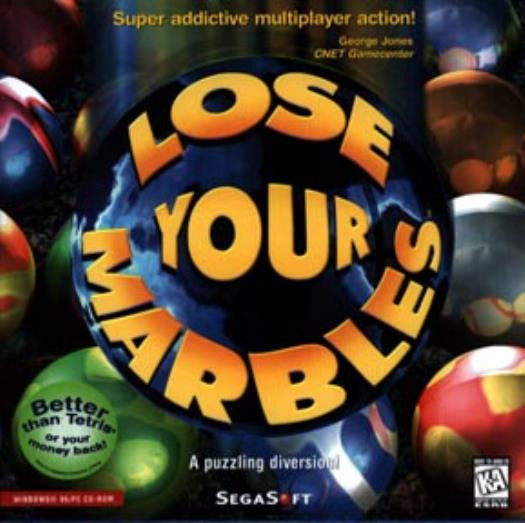 Lose Your Marbles PC CD line 3 of the same color match puzzle fast matching game