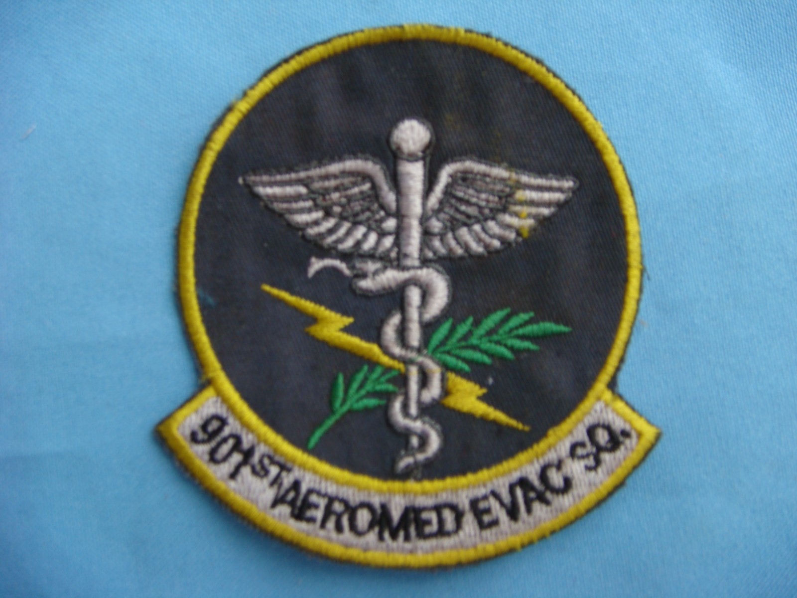 VIETNAM WAR PATCH, US 901st AERO MEDICAL EVACUAATION SQ
