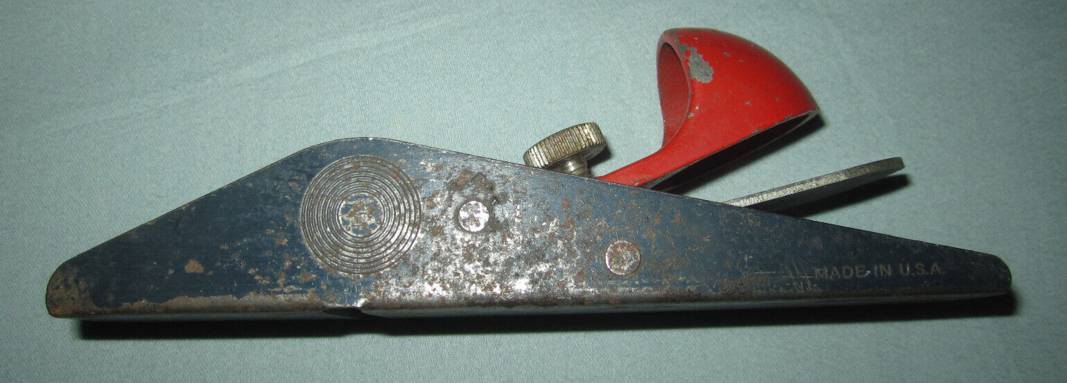 Vtg Stanley "Handyman" No. H102 block plane tool