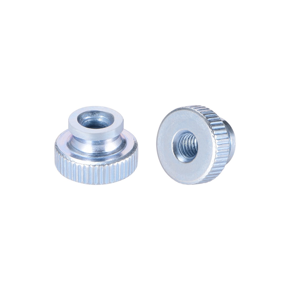 20pack Knurled Thumb Nuts M4x0.7mm Iron Round Knobs Fastener for 3D Printer
