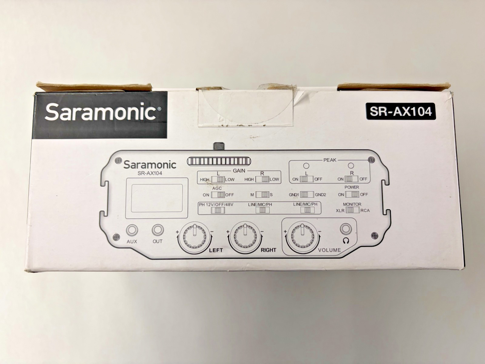 Saramonic SR-AX104 2-Channel XLR Audio Adapter for DSLRs