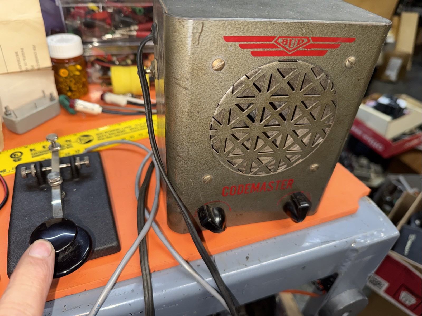 Vintage Bud Codemaster 1950s Oscillator TELEGRAPH Code Practice Works Great