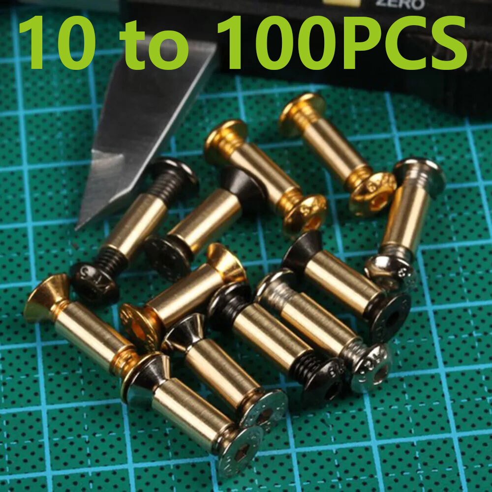 Stainless Steel Brass Knife Handle Pins Fasteners Rivets Screw Bolts DIY