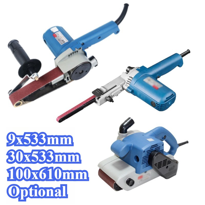 Grinding Angle Grinder Polisher 9/30X533 100X610 Electric Handheld Belt Sander