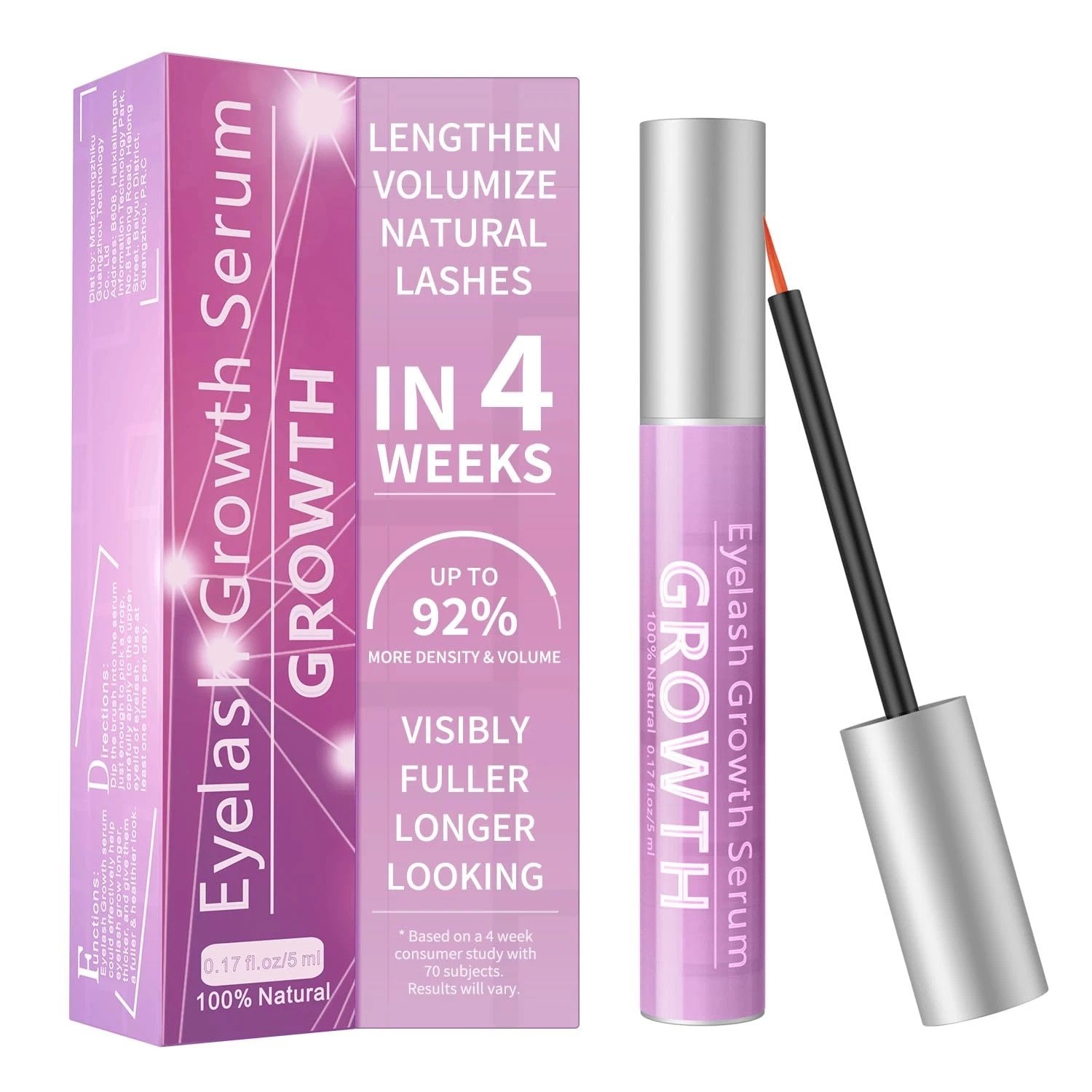Eyelash Growth Serum Volumizing Lash Serum For Eyelash Growth Longer & Thicker L