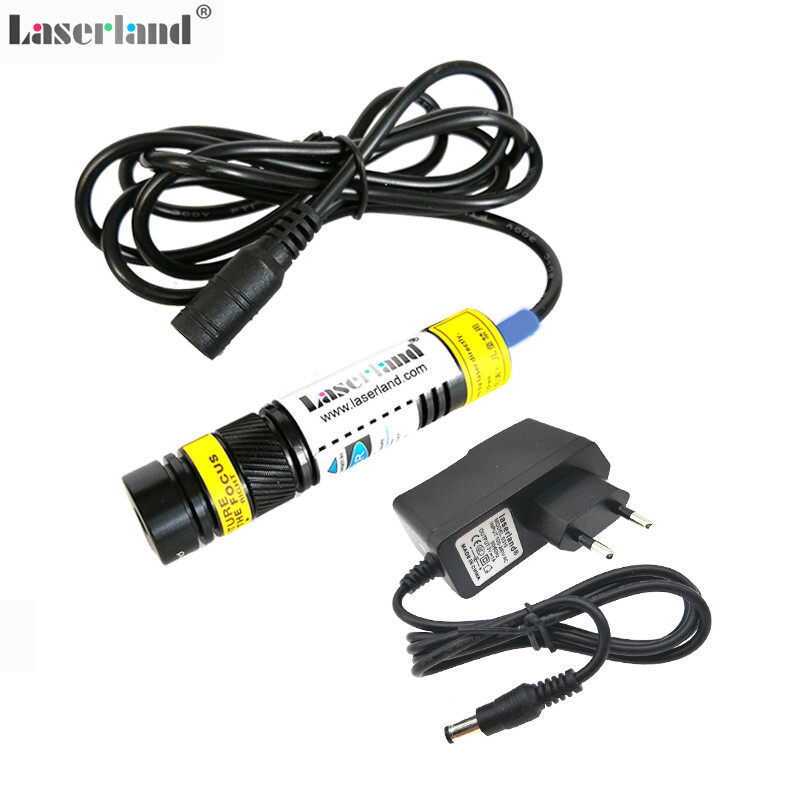 16x68mm Focusable 100mW 405nm Violet/Blue Dot Laser Diode Module