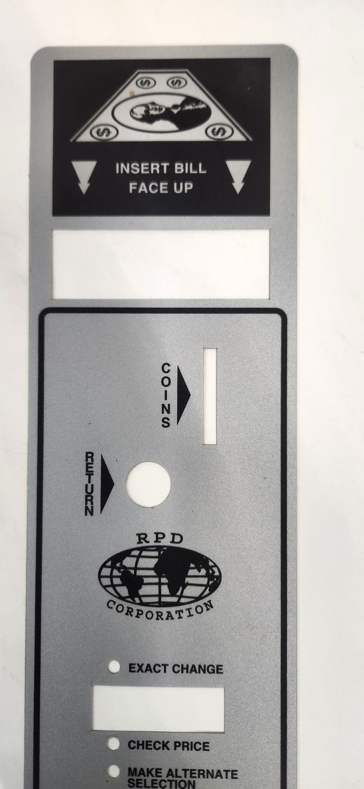 RPD Vending Machine Keypad Overlay