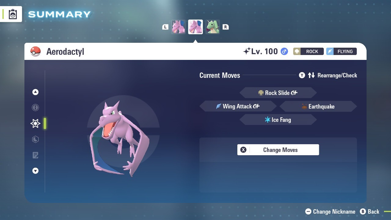 Aerodactyl Shiny 6IVs Battle Ready - Legends ZA