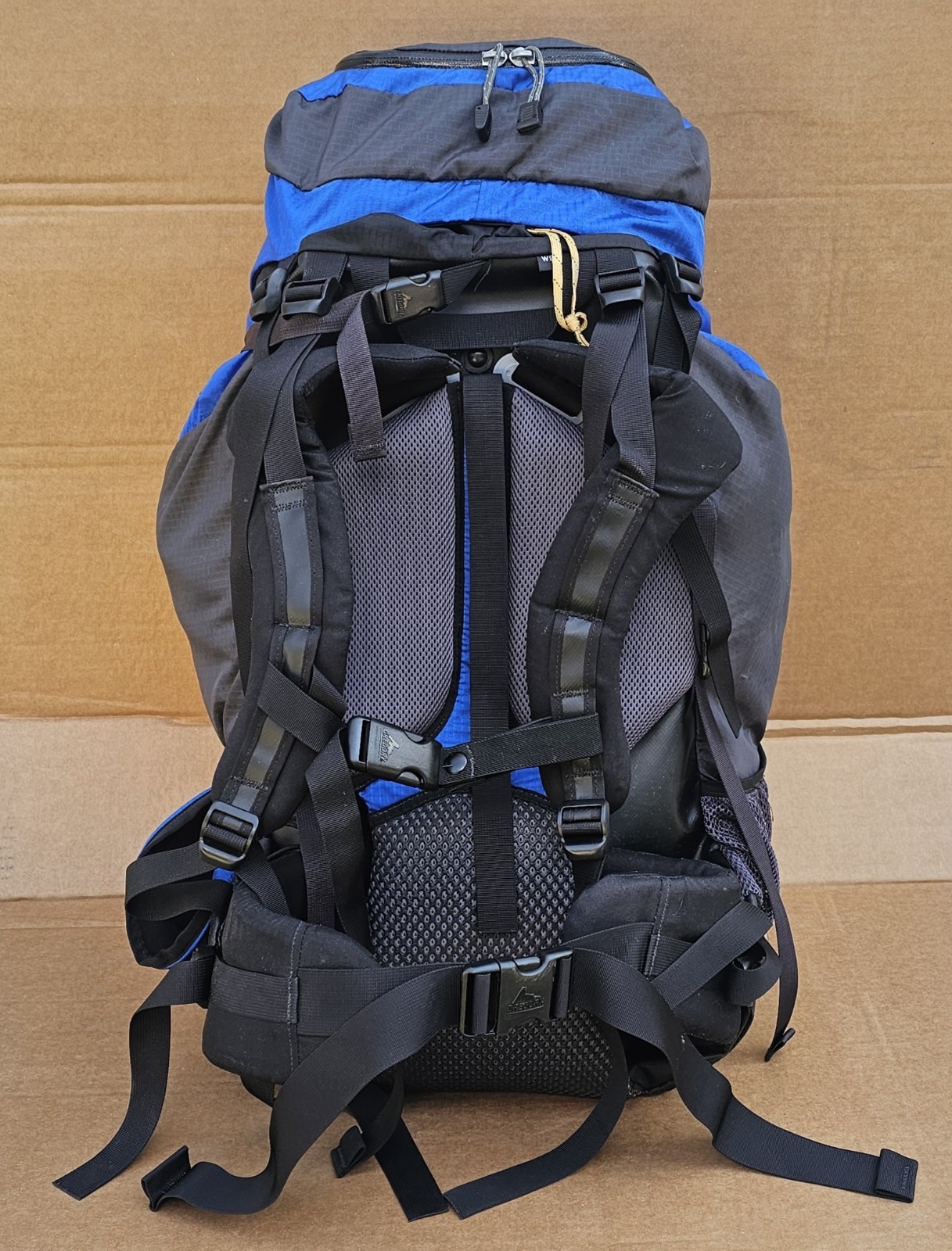 Women's GREGORY DEVA 60 Hiking Backpack Blue CLEAN!! sz SMALL internal Frame