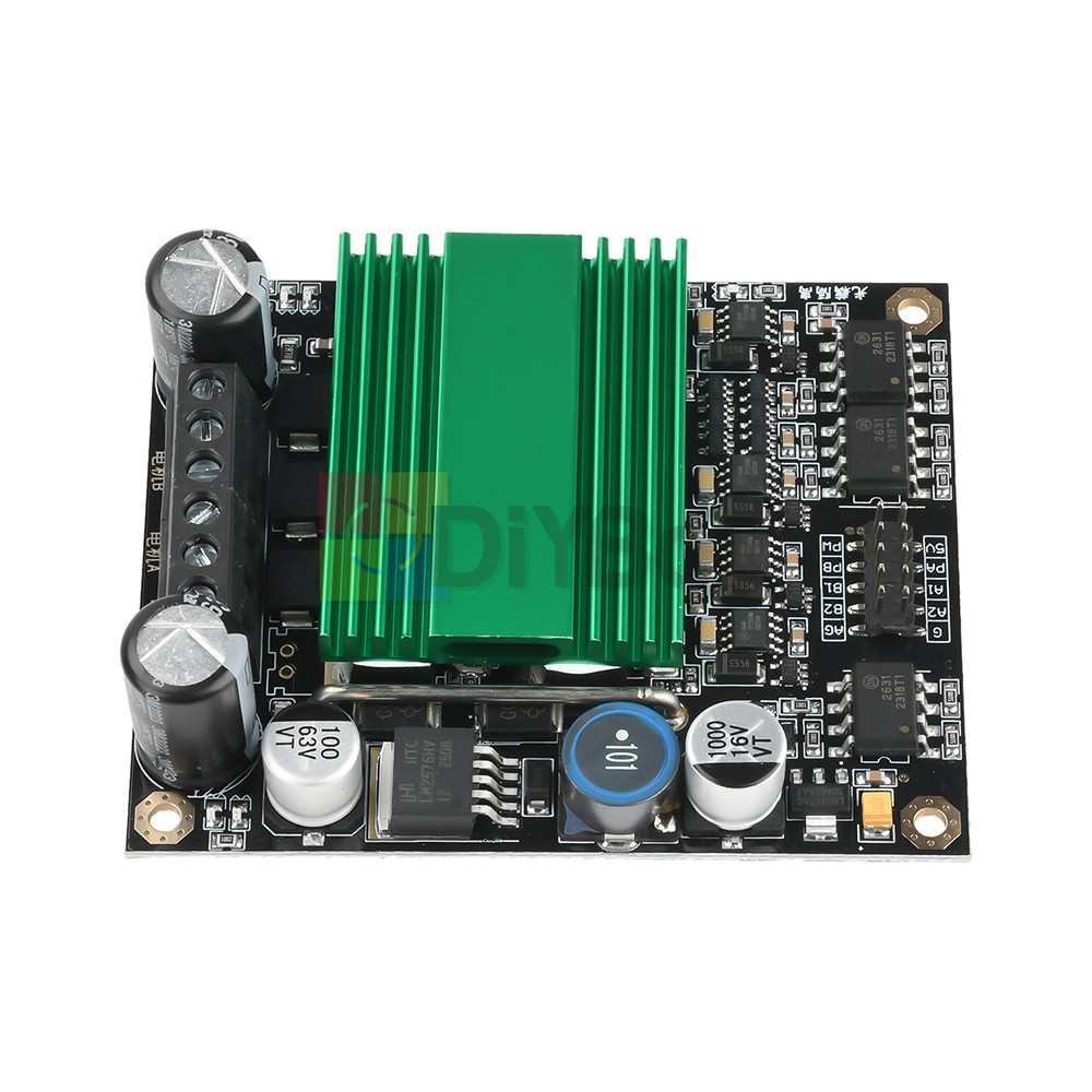 100A DC Motor Drive Module High Power Motor Speed Control 2-Channel H-bridge