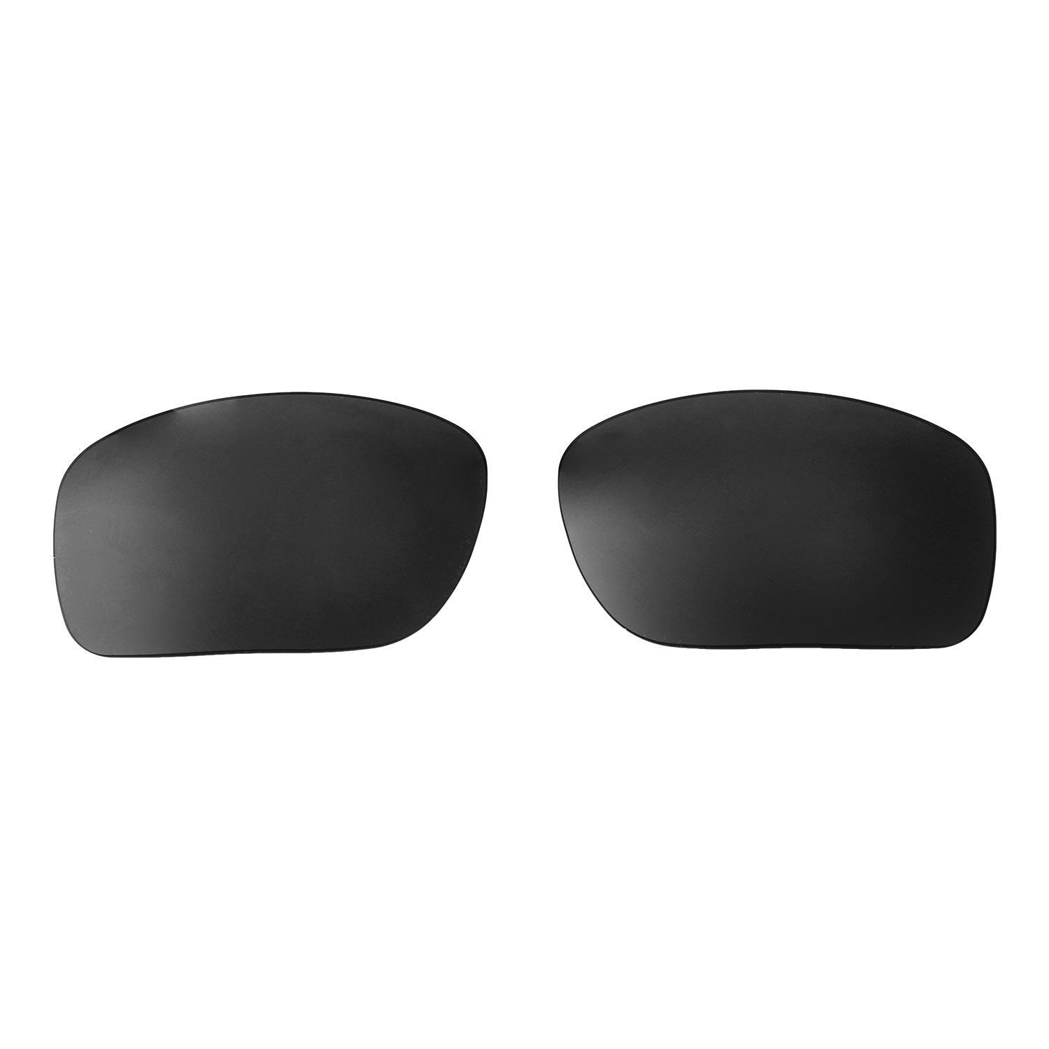 Walleva Black Non-Polarized Replacement Lenses For Oakley Shocktube Sunglasses