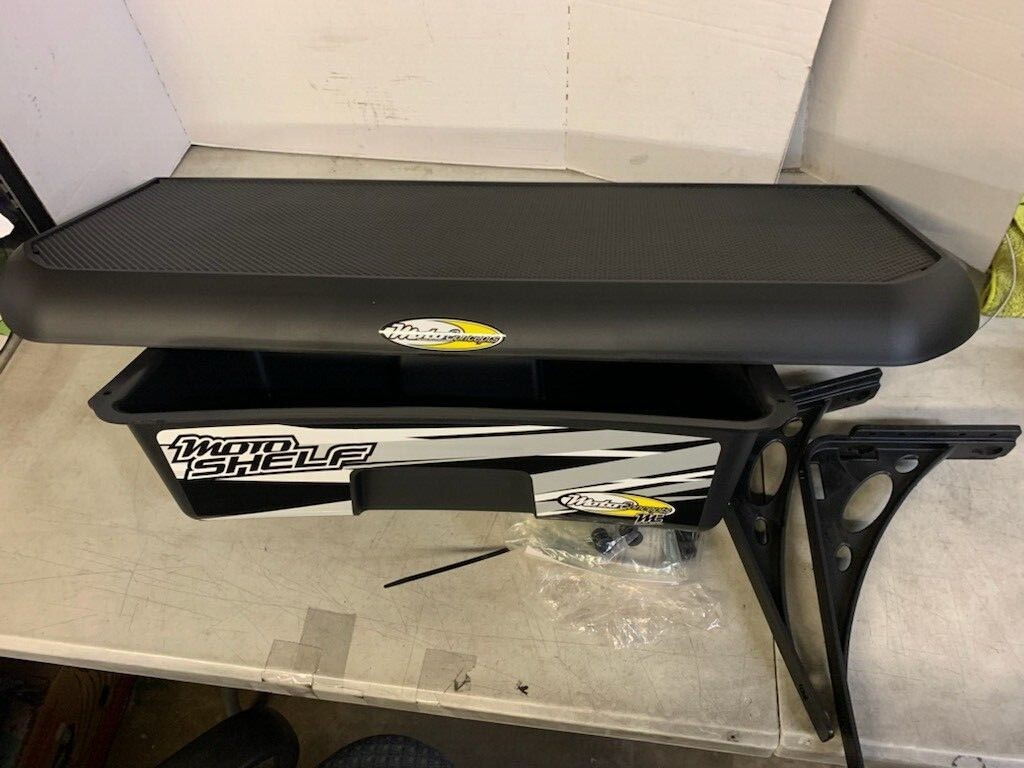 NEW MotoConcept MotorShelf Removable Utility Shelf With Storage PN MSF01