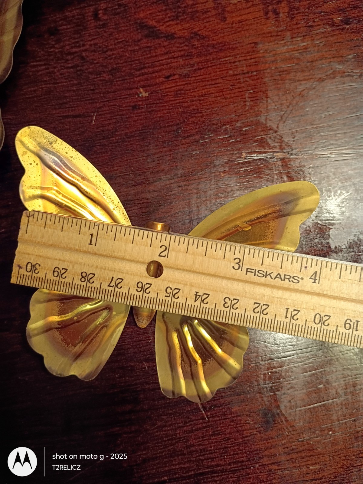Home Interiors Brass Butterflies Set Of 3 Metal Wall Decor~Vtg~MCM~ Timeless!