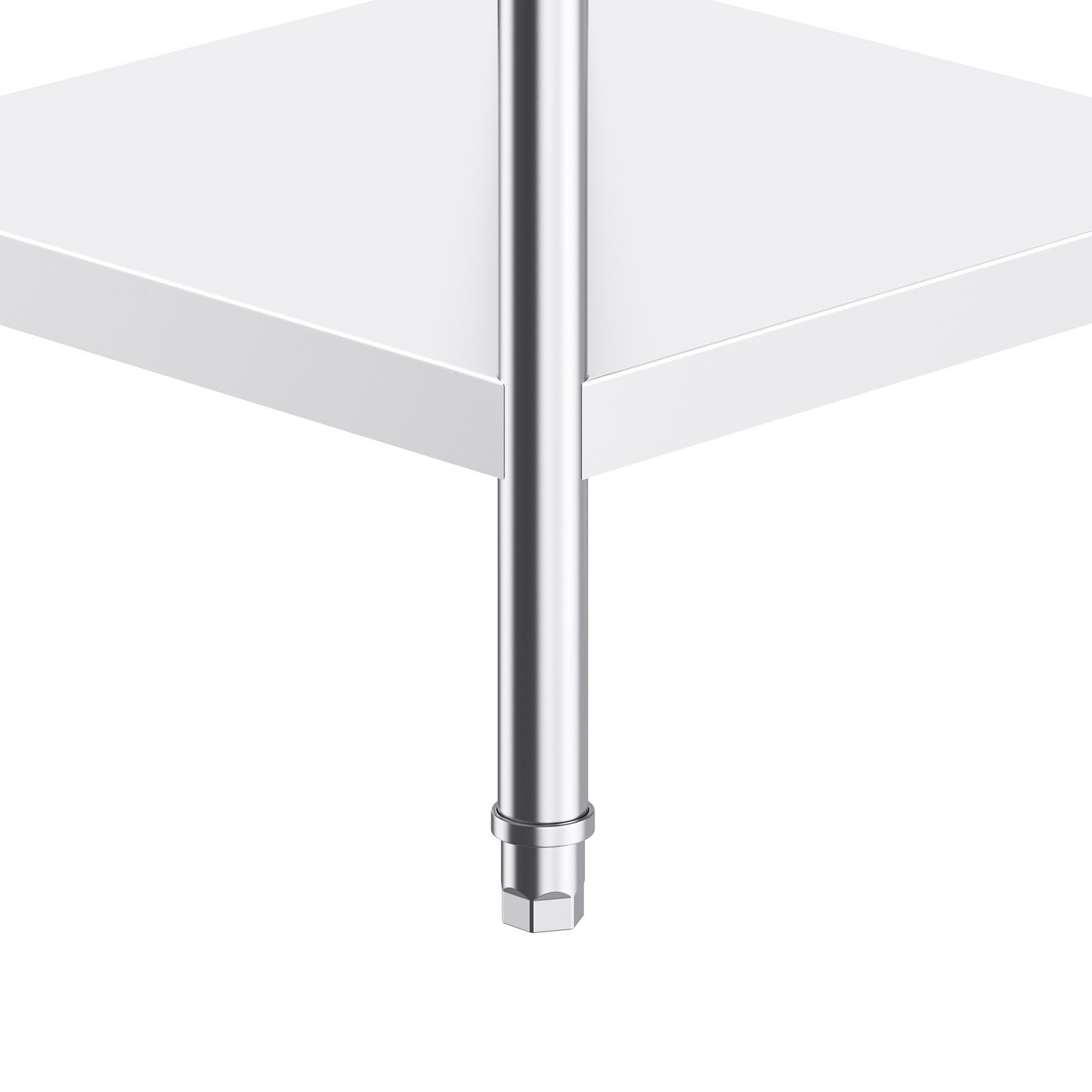 30x36in Stainless Steel Work Table with Adjustable Shelves