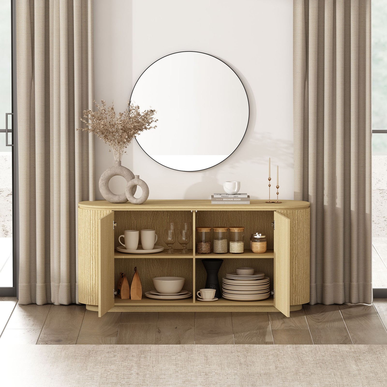 Sideboard in Natural Oak