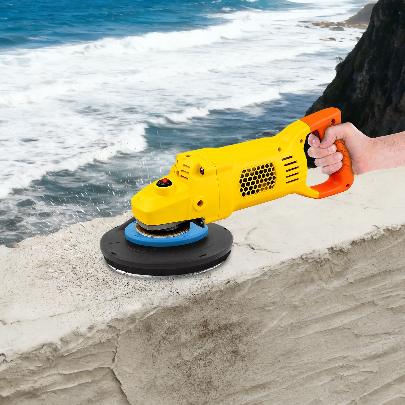 New Protective Grinding Shield 9 Inch Hand Angle Grinder Dust Cover Free Ship