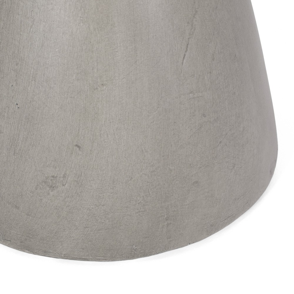 Outdoor Concrete Side Table Lightweight MGO End Table