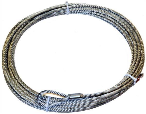 Warn 61950 Replacement Wire Rope Steel 0.437" Diameter 90 ft Length Each