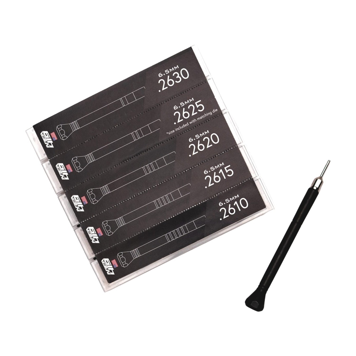 Area 419 ZERO Sizing Die Mandrel Kits, 6.5mm Diameter - 419-MANDRELS-65MM