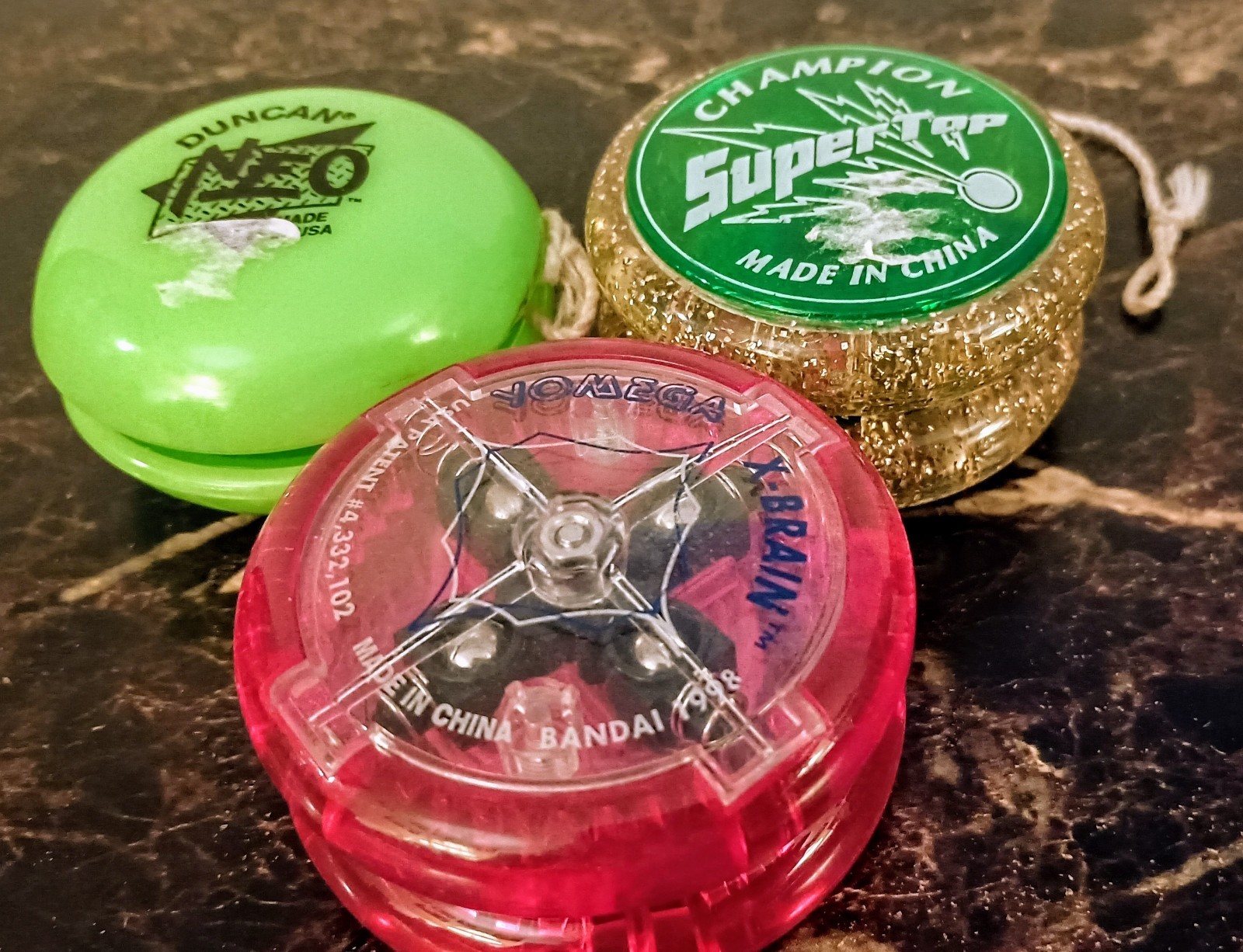 Vintage 90s Yo-Yo 🪀 Lot Of 3 - Yomega / Duncan/ Champion