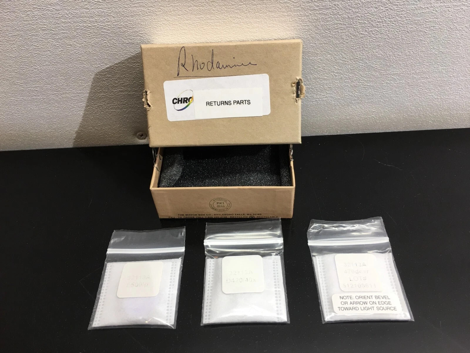 CHROMA 32113A E500Ip 470dcxr D420/40x Slides Olympus