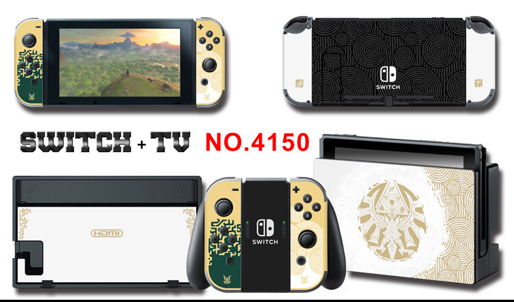 Vinyl Decal Skin Protector for Nintendo Switch OLED Zelda Tears of the Kingdom