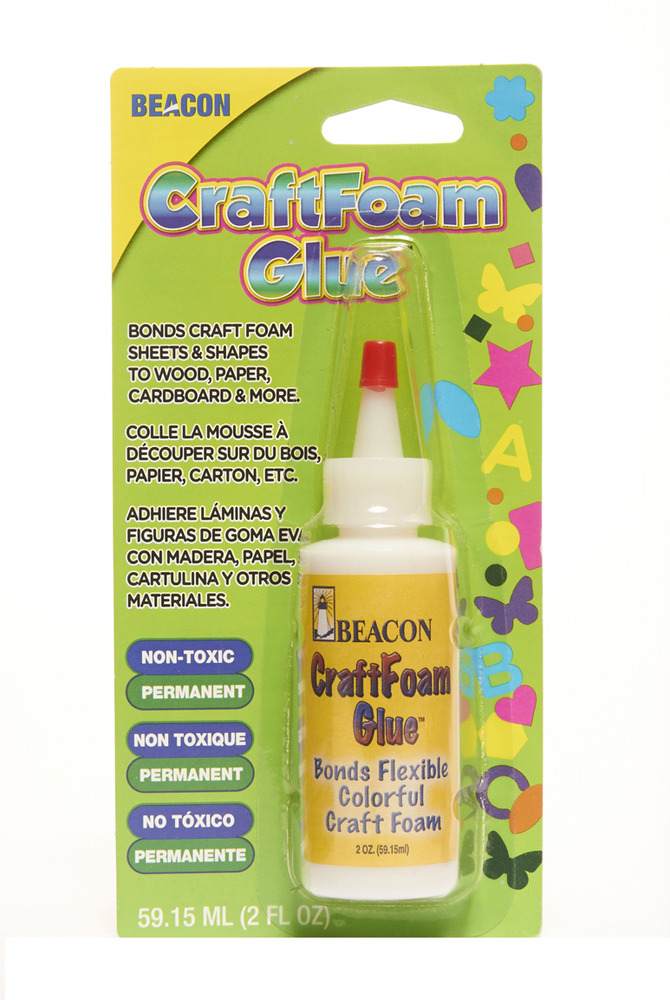 Beacon CraftFoam Glue for a super hold on craft foam shapes