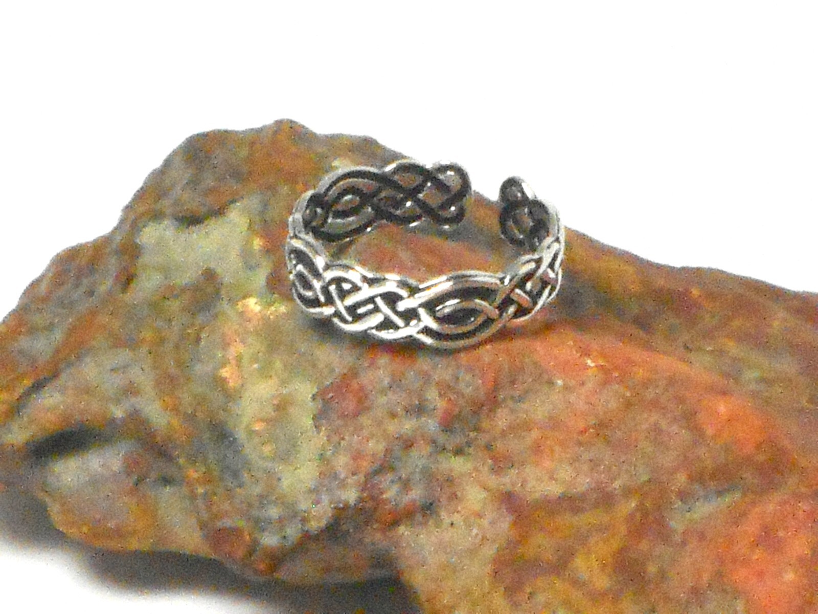 Adjustable TOE RING Sterling Silver 925 - Gift Boxed