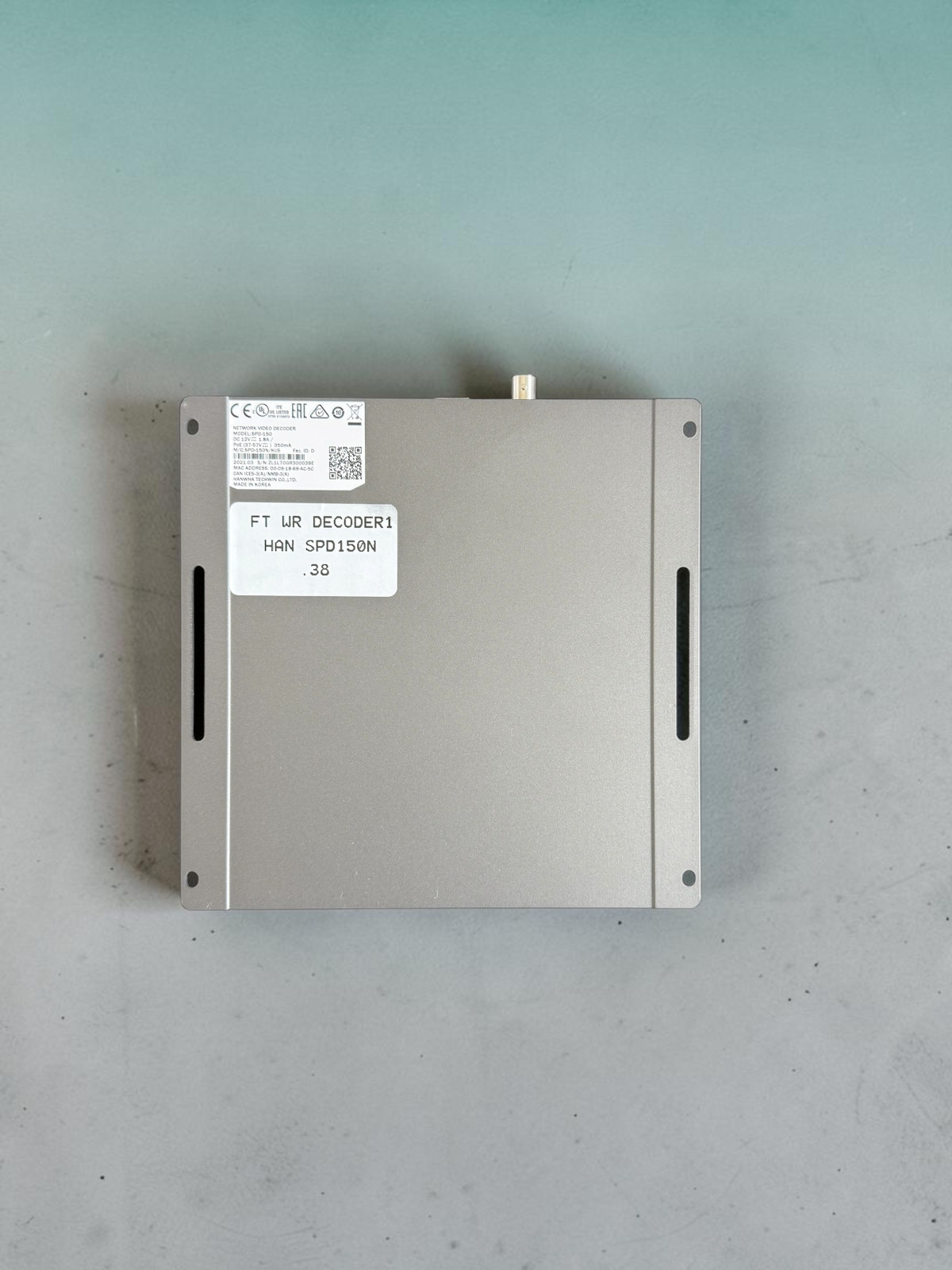 Hanwha Techwin SPD-150 WiseNet 49-Channel Network Security Video Decoder