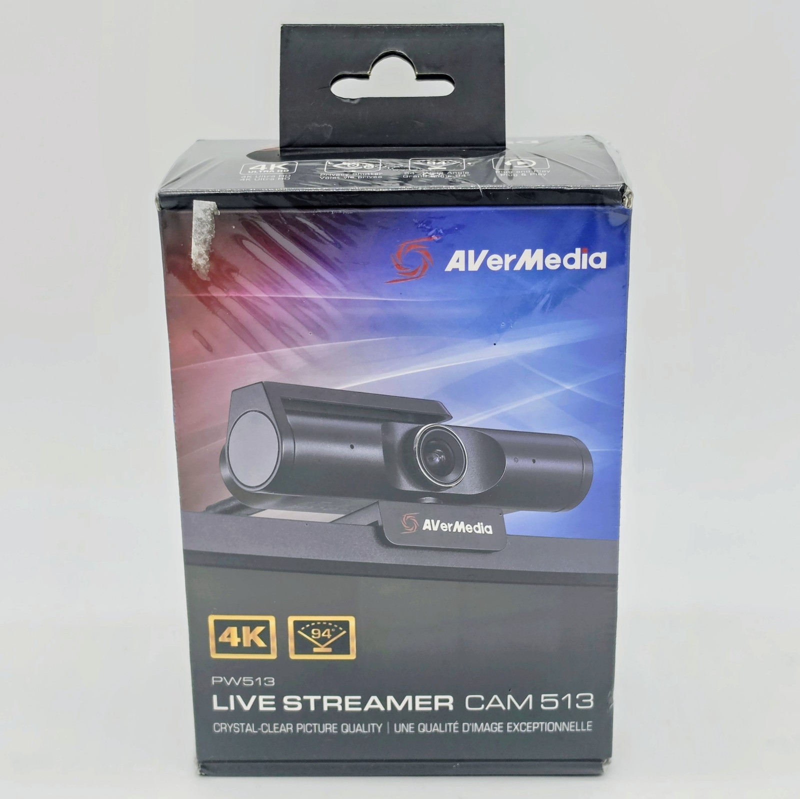 ✨BRAND NEW✨ AVerMedia Live Streamer CAM 4K Ultra HD Webcam PW513 - Black