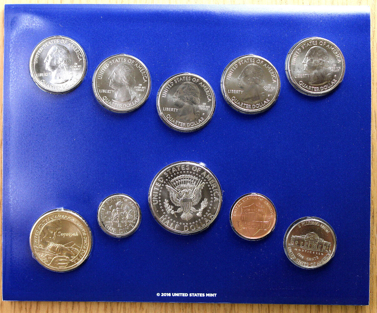 2017 Mint Set - Uncirculated Coins - 20-Coin Set - P & D
