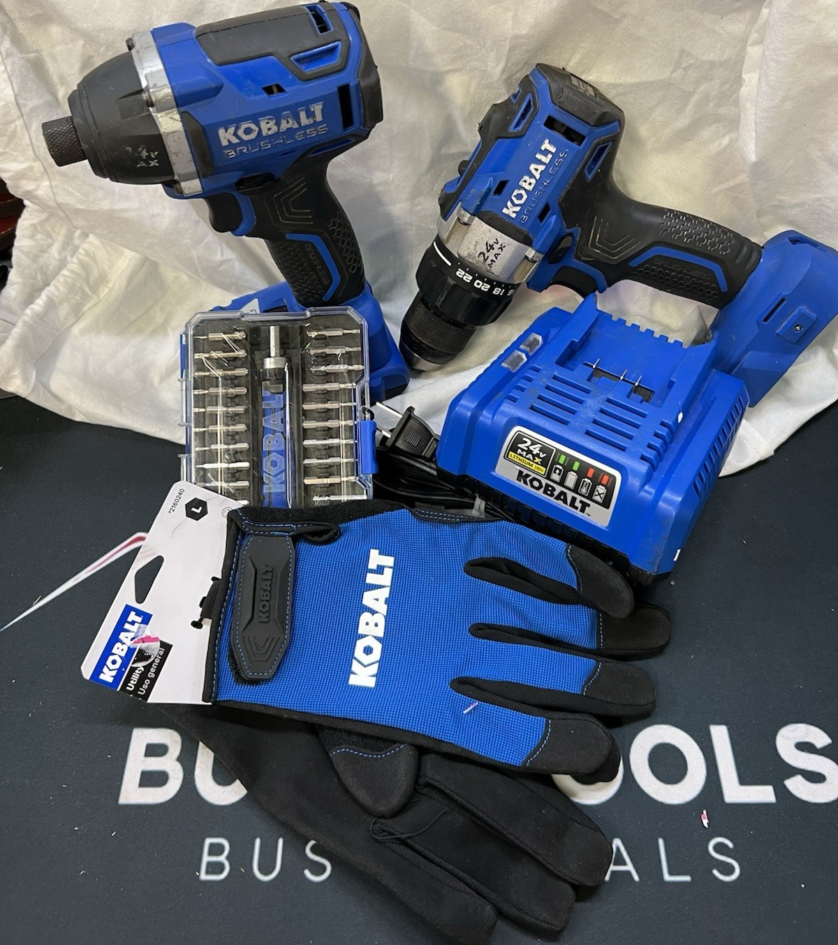 Kobalt 24V Brushless 2-Tool Cordless Drill & Impact Driver Set/screwdriver