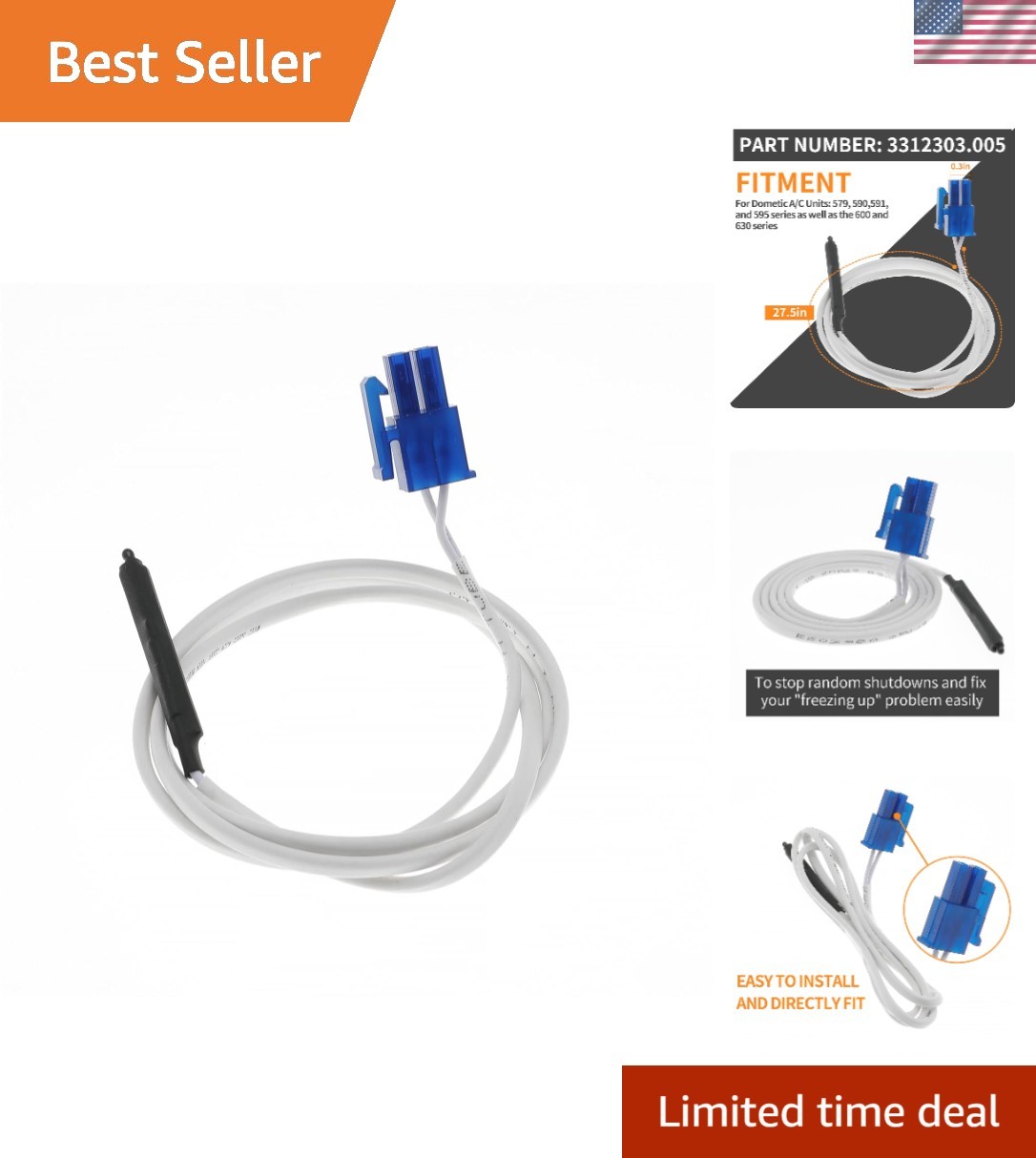 Upgrade Your Dometic A/C with This  Freeze Control Sensor - 120°F Rated