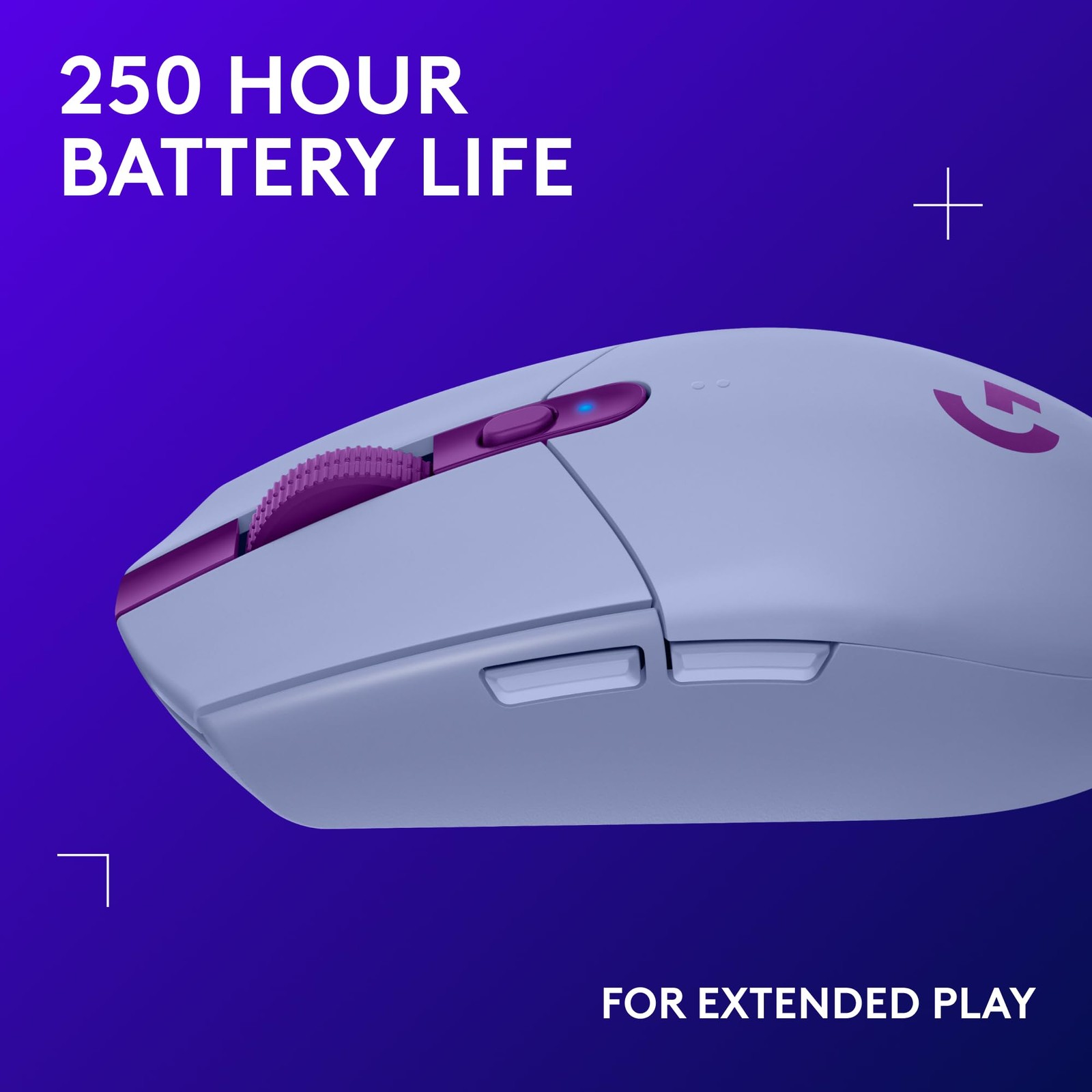 Logitech G305 Lightspeed Wireless Gaming Mouse Hero Sensor 12000 Dpi
