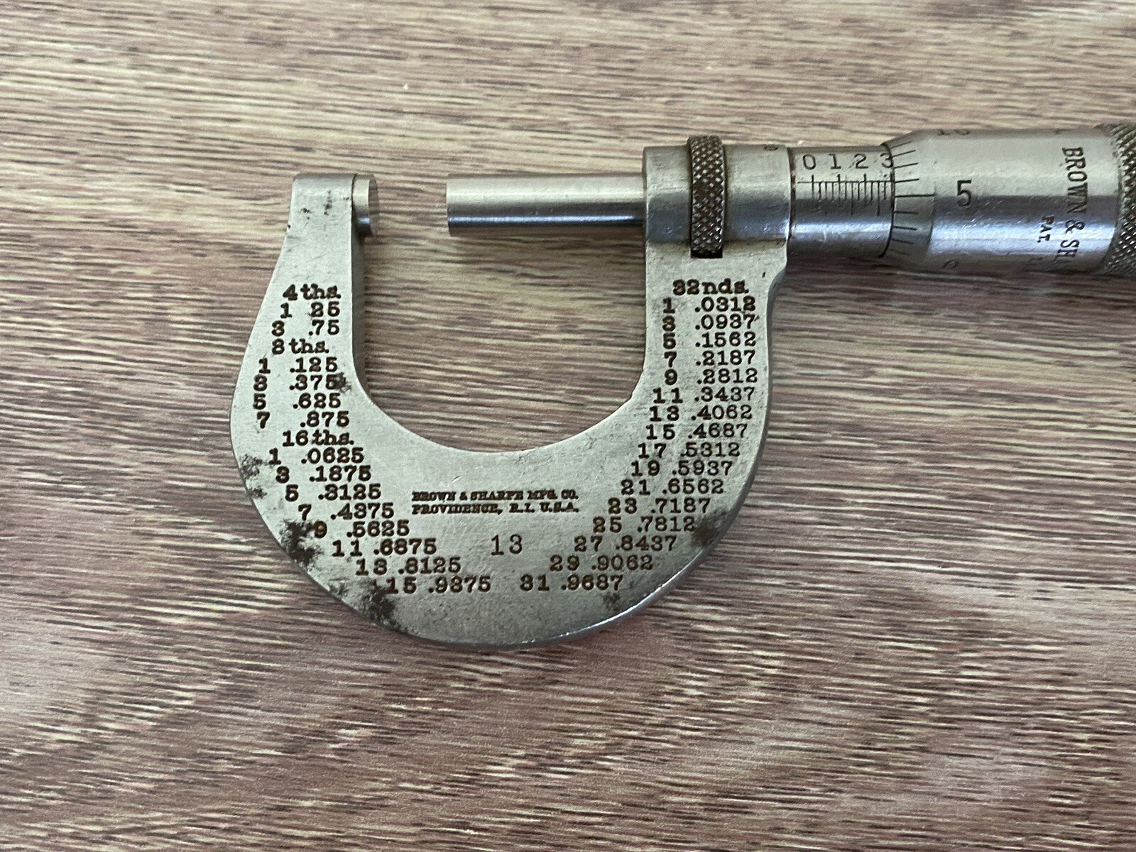 VINTAGE BROWN & SHARPE MICROMETER NO. 13