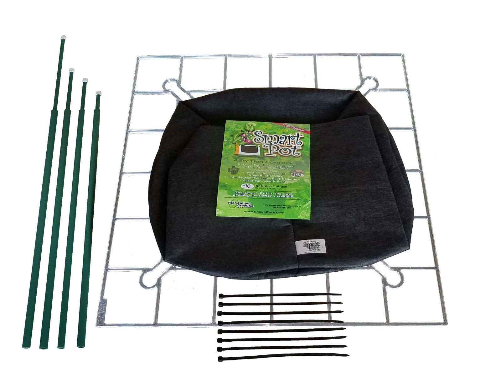 Smart P SCROG Kit - Complete with 10 gal. Smart Pot® and adjustable stakes