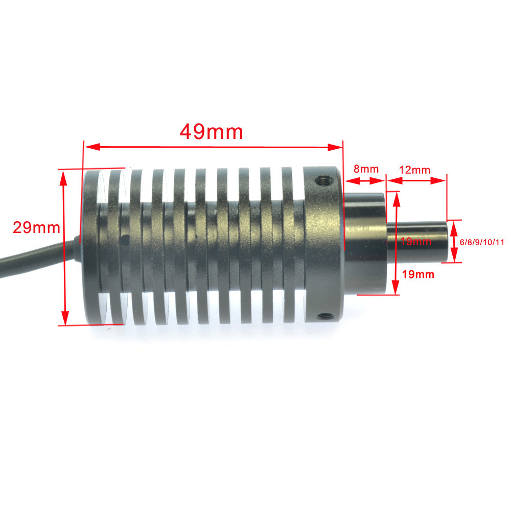 6-13mm Microscope LED Spot Light Coaxial Lamp Illumination Light Source
