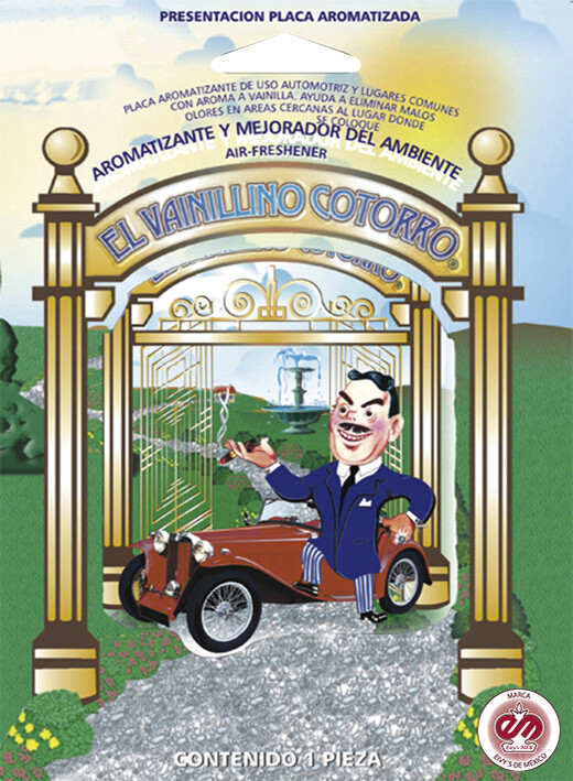 4PC El Vainillino Cotorro Car/Home Air Freshener Vanilla/Vainilla Deodorant
