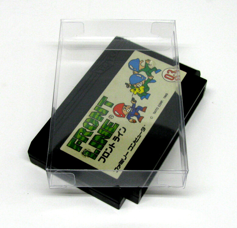 1x Nintendo Famicom Game Cartridge - Clear Plastic Protective Box Protectors