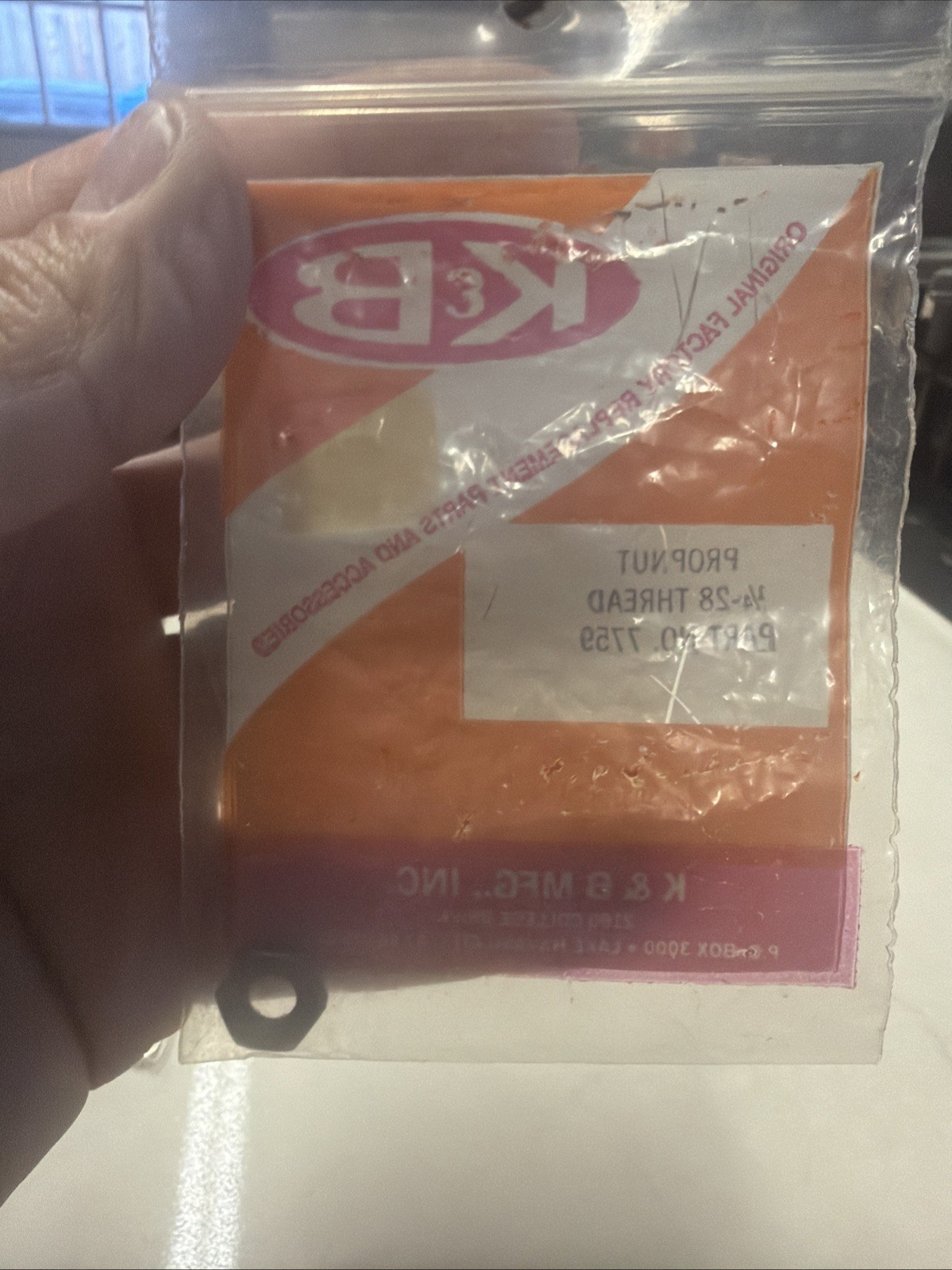 K&B Prop Nut 1/4 28 Thread Part Number 7759