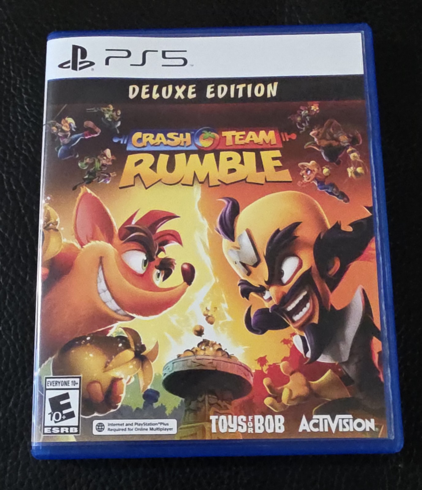 Replacement Case (NO GAME) Crash Team Rumble Deluxe Edition PlayStation PS5