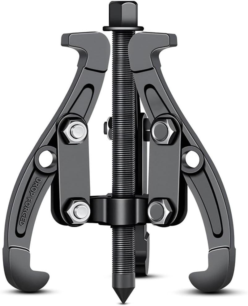 3 Jaw Inner Bearing Puller, Pilot Bearing Gear Puller for Auto with 6 inch