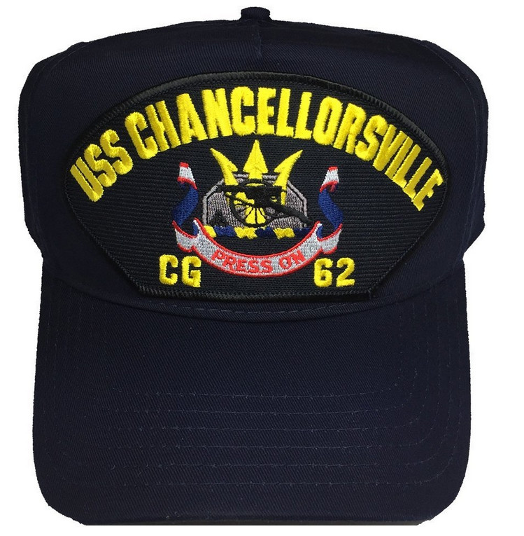 USS CHANCELLORSVILLE CG-62 HAT NAVY SHIP GUIDED MISSILE CRUISER TICONDEROGA CLAS