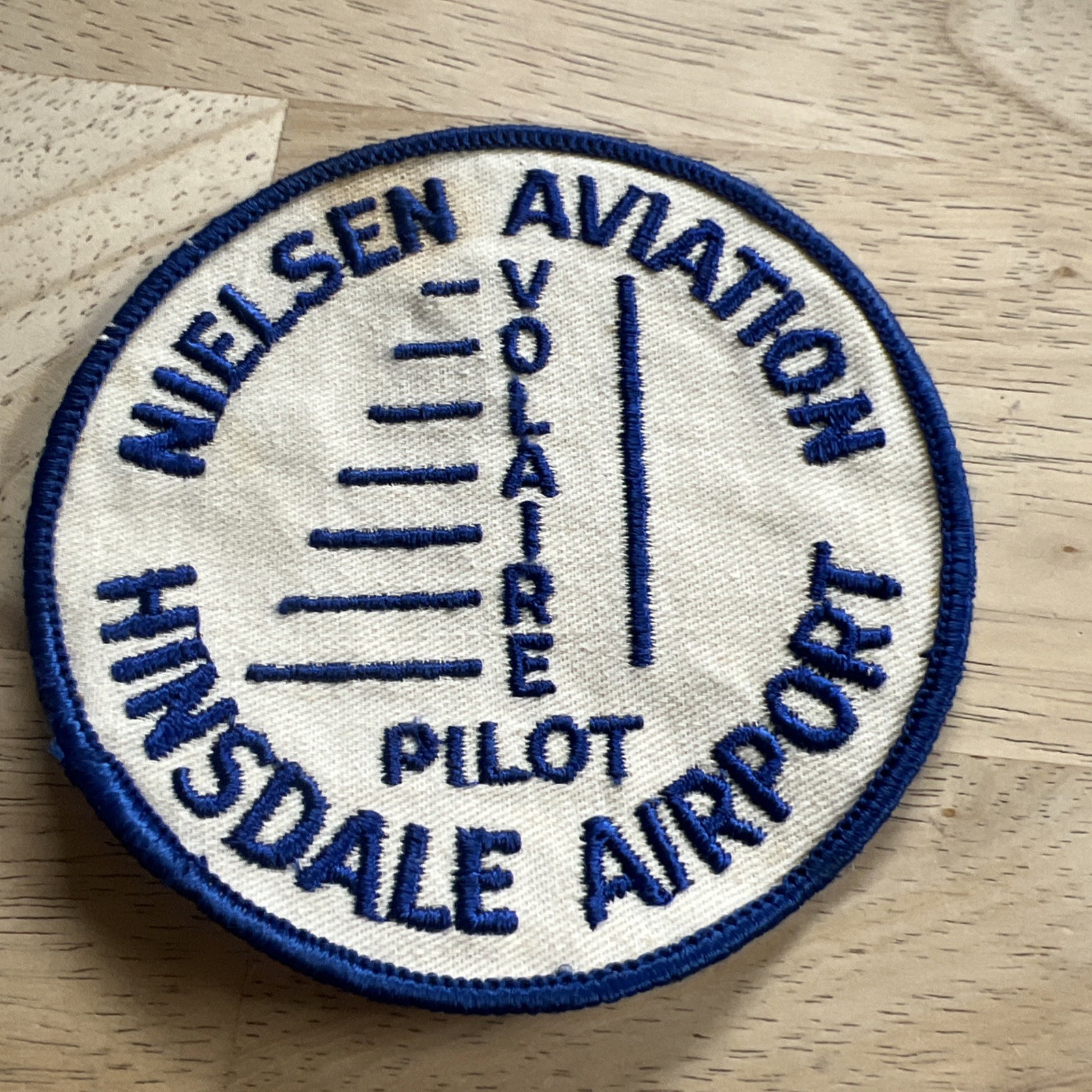 VTG Nielsen Aviation Hinsdale Airport Volaire Pilot Patch