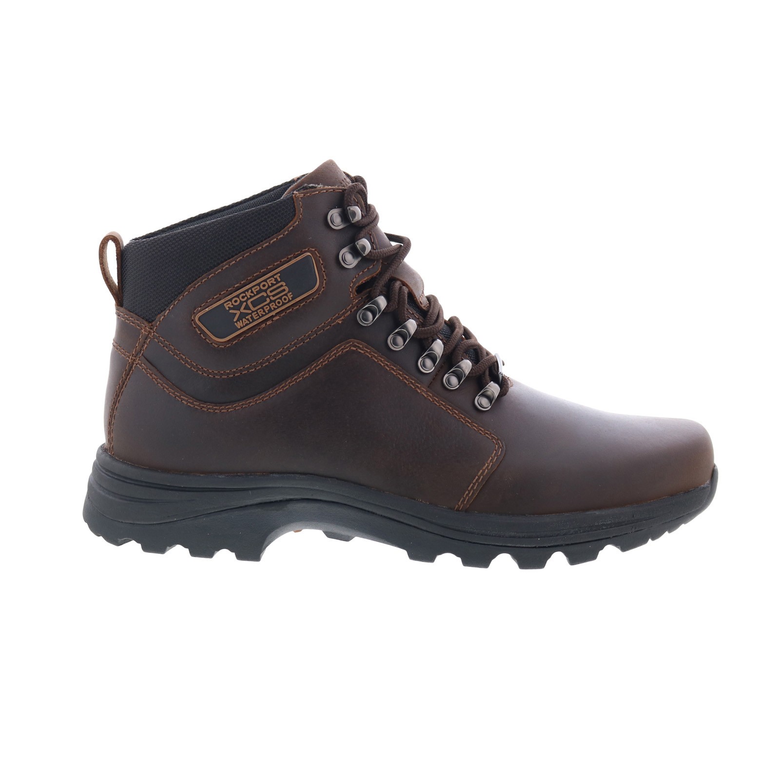 Rockport Elkhart V74463 Mens Brown Leather Lace Up Casual Dress Boots 8.5