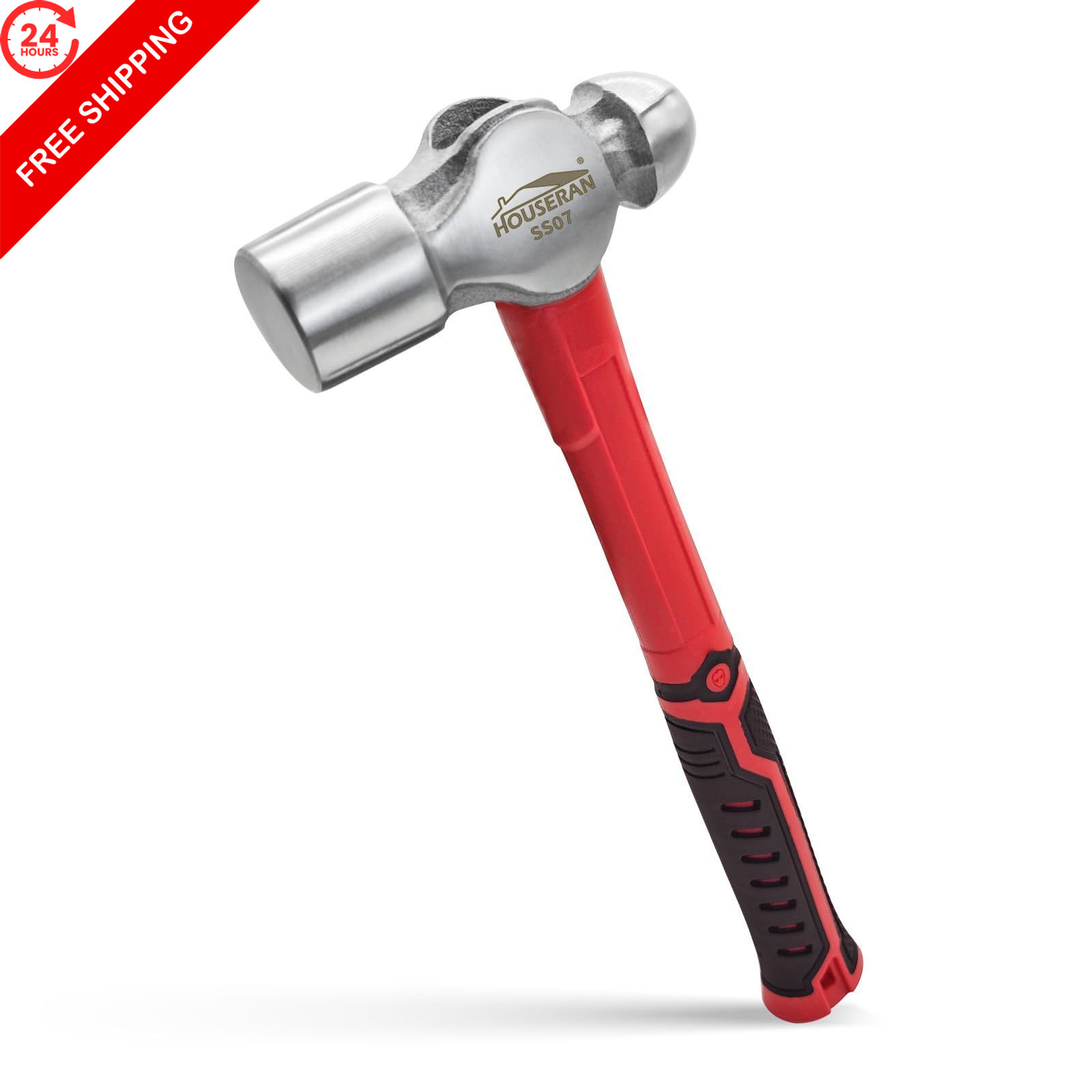 HOUSERAN 2 Lb Ball Peen Hammer, Big Pin Hammers, Metal Hammer