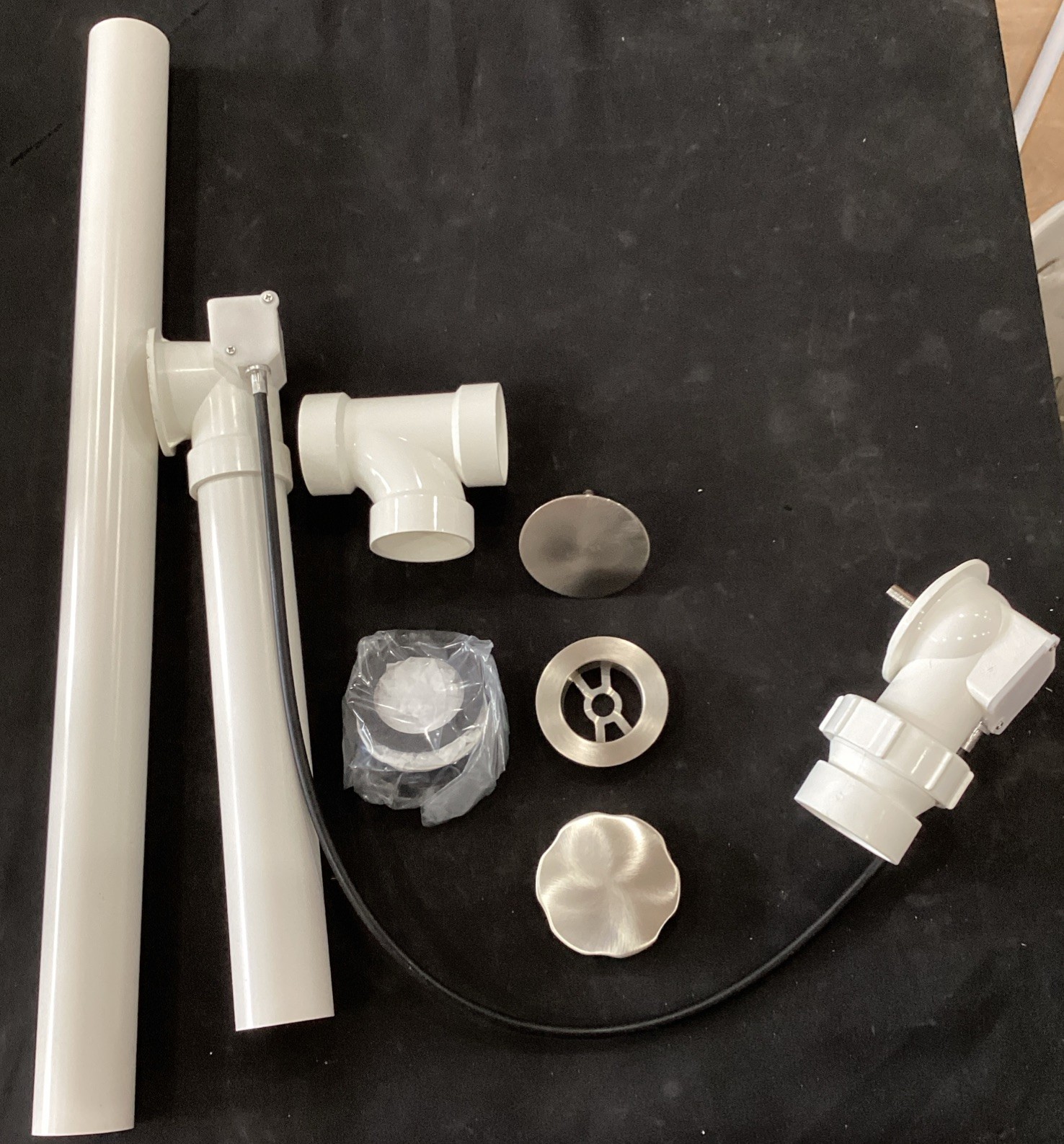 Kohler Cable Bath Drain Vibrant Brushed Nickel Clearflo 7213-BN