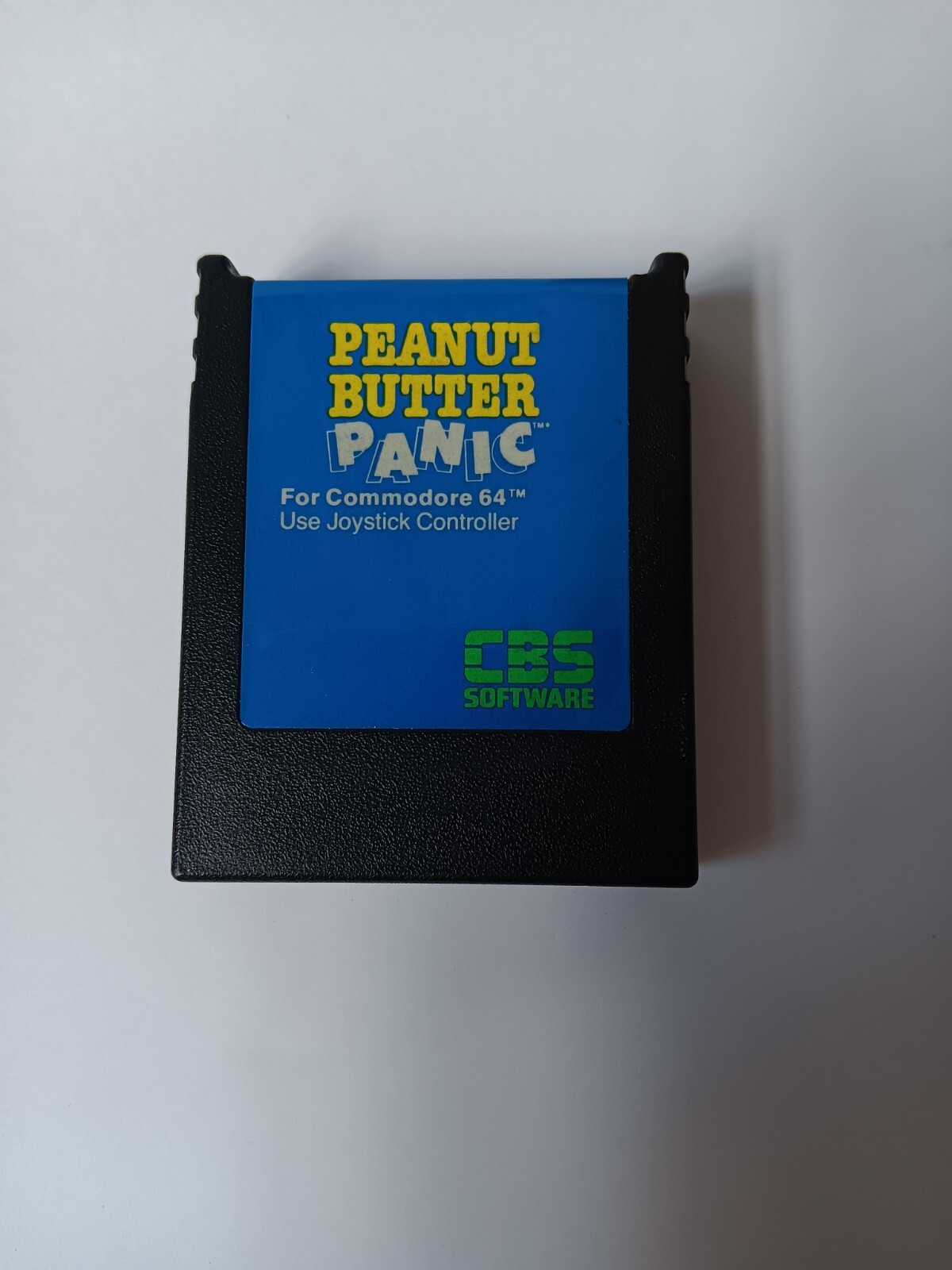 Commodore 64 Peanut Butter Panic Computer Game Cartridge Tested/Works
