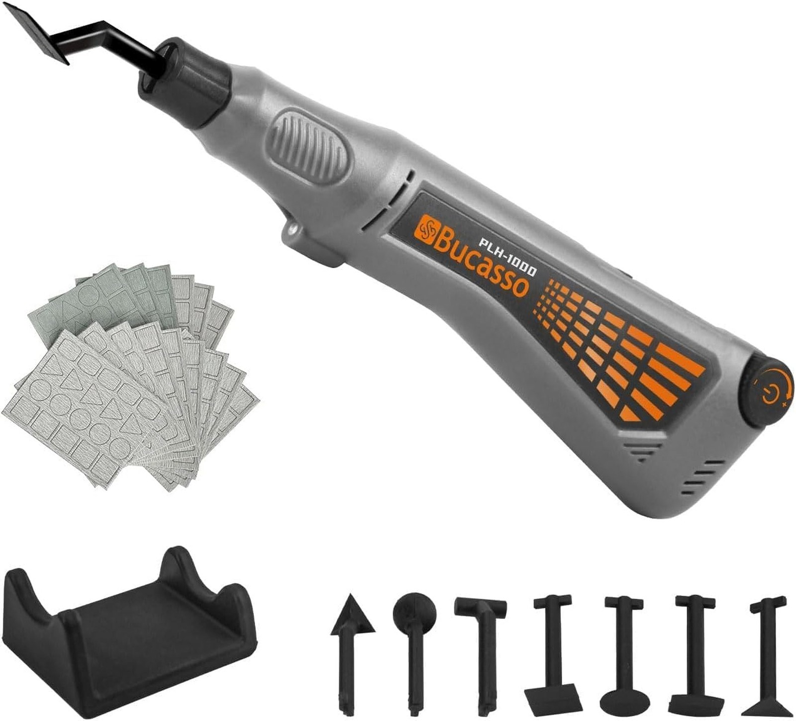 Cordless Pen Sander, Variable Speed and USB Charging with LED Light, Multi-Pu...